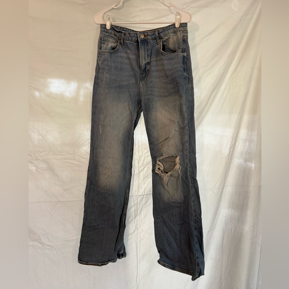 Forever 21 Premium Light Blue Boyfriend Jeans